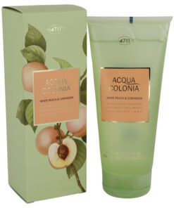 4711 Acqua Colonia White Peach & Coriander by Maurer & Wirtz - Shower Gel 200 ml f. dömur