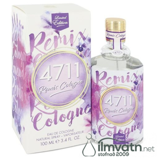 4711 Remix Lavender by 4711 - Eau De Cologne Spray (Unisex) 100 ml f. herra