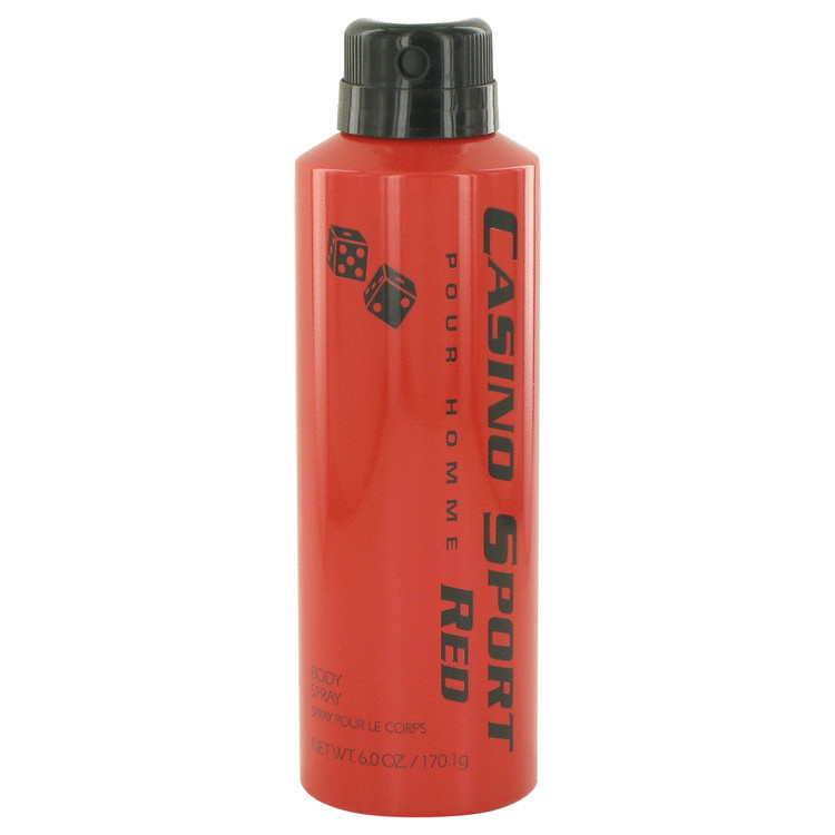 Casino Sport Red by Casino Perfumes - Body Spray (No Cap) 177 ml f. herra