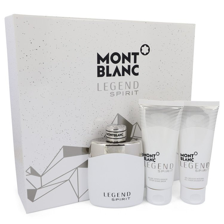 Montblanc Legend Spirit by Mont Blanc - Gjafasett - 3.3 oz Eau De Toilette Spray + 3.3 oz After Shave Balm + 3.3 oz Shower Gel f. herra