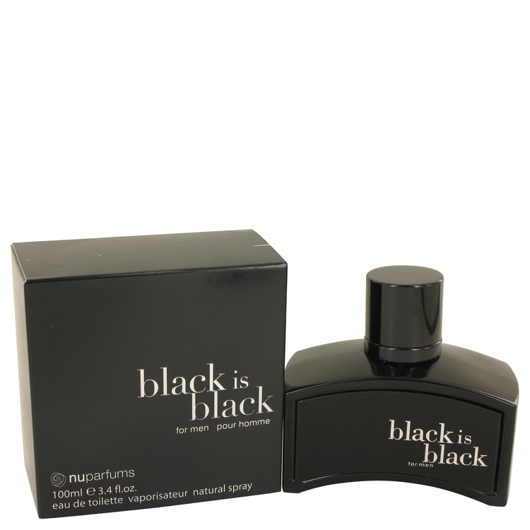 Black is Black by Nu Parfums - Eau De Toilette Spray 100 ml f. herra
