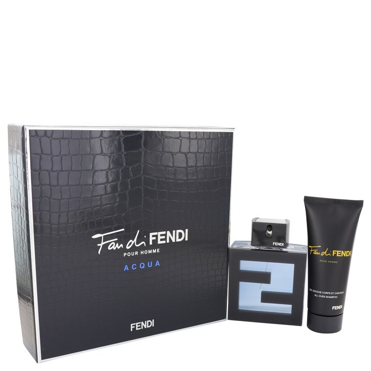 Fan Di Fendi Acqua by Fendi - Gjafasett - 3.3 oz Eau De Toilette Spray + 3.3 oz All Over Shampoo f. herra