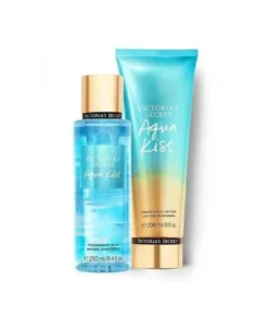Victoria's Secret Aqua Kiss by Victoria's Secret - Body Mist Spray 248 ml + Body Lotion 236 ml f. dömur - Tvennu tilboð