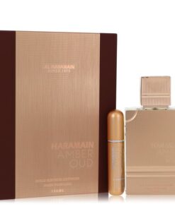 Al Haramain Amber Oud Gold Edition Extreme by Al Haramain - Gift Set 100 ml 3.4 Pure Perfume Spray + 0.34 oz Refillable Spray    f. dömur