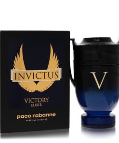 Invictus Victory Elixir by Paco Rabanne - Parfum Intense Spray 5 ml f. herra prufa + Svart ferðasprey