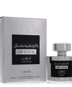Lattafa Confidential Platinum by Lattafa - Eau De Parfum Spray (Unisex) 100 ml f. herra
