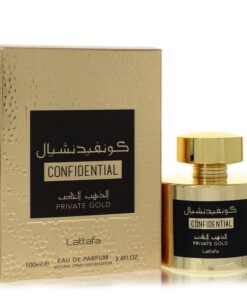 Lattafa Confidential Private Gold by Lattafa - Eau De Parfum Spray (Unisex) 100 ml f. herra