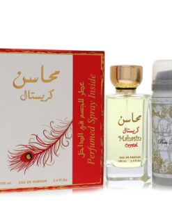 Lattafa Mahasin Crystal by Lattafa - Eau De Parfum Spray with 1.7 oz Deodorant Spray 100 ml f. dömur