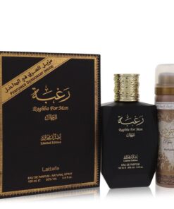 Lattafa Raghba Man by Lattafa - Eau De Parfum Spray plus 1.7 oz Deodorant Spray 100 ml f. herra