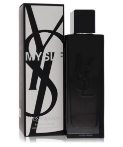 Yves Saint Laurent Myslf by Yves Saint Laurent - Eau De Parfum Spray Refillable 5 ml f. herra prufa + Svart ferðasprey