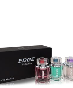 Edge Intense by Swiss Arabian - Gjafasett - Edge 3.4 oz Eau De Parfum Spray for Women + Edge Intense 3.4 oz Eau De Parfum Spray for Women + Edge Intense 3.4 oz Eau De Toilette Spray for Men f. dömur