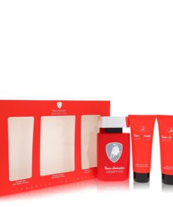 Lamborghini Sportivo by Tonino Lamborghini - Gjafasett - 4.2 oz Eau De Toilette Spray + 3.4 oz Shower Gel + 3.4 oz After Shave Balm f. herra
