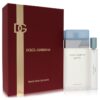 Light Blue by Dolce & Gabbana - Gjafasett - 3.4 oz Eau De Toilette Spray + .33 oz EDT Spray Travel Exclusive f. dömur