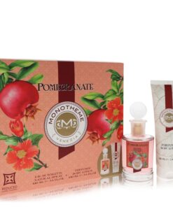 Monotheme Pomegranate by Monotheme - Gjafasett - 3.4 oz Eau De Toilette Spray + 3.4 oz Body Lotion f. dömur