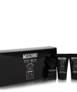Moschino Toy Boy by Moschino - Gjafasett - .17 oz Mini EDP + .8 oz Shower Gel + .8 oz After Shave Balm f. herra