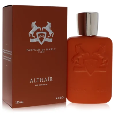 Althair by Parfums De Marly - Eau De Parfum Spray (Unisex) 5 ml f. herra prufa + Metalic ferðasprey