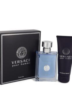 Versace Pour Homme by Versace - Gjafasett - 3.4 oz Eau De Toilette Spray + 3.4 oz Shower Gel f. herra