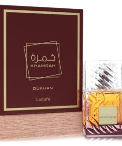 Lattafa Khamrah Dukhan by Lattafa - Eau De Parfum Spray (Unisex) 100 ml f. herra