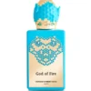 God of Fire by Stephane Humbert Lucas - Eau De Parfum Spray (Unisex) 5 ml f. herra prufa + Blátt ferðasprey