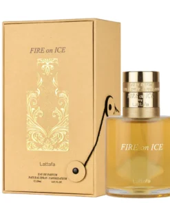 Lattafa Fire on Ice by Lattafa - Eau De Parfum Spray (Unisex) 120 ml f. dömur