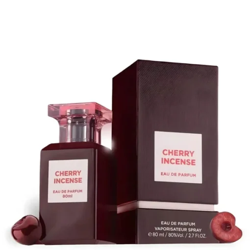 Cherry Incense by Fragrance World - Eau De Parfum 80 ml f. dömur (UNISEX)