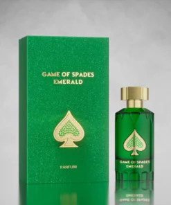 Game of Spades Emerald by Jo Milano - Eau De Parfum Spray 5 ml f. herra prufa + Metalic ferðasprey