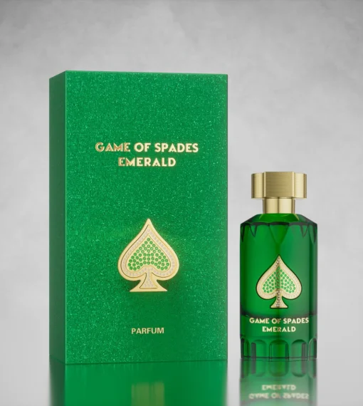 Game of Spades Emerald by Jo Milano - Eau De Parfum Spray 5 ml f. herra prufa + Metalic ferðasprey