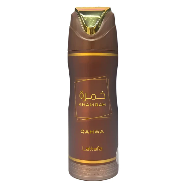 Khamrah Qahwa Body Spray by Lattafa - Spray 200 ml f. herra