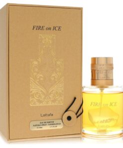 Lattafa Fire on Ice by Lattafa - Eau De Parfum Spray (Unisex) 109 ml f. herra