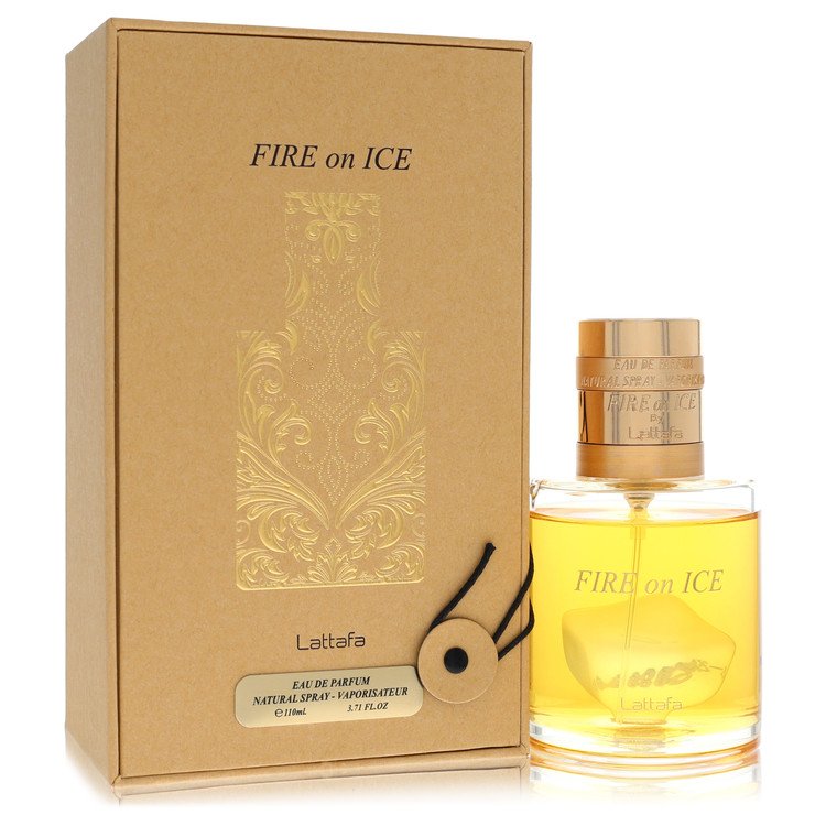 Lattafa Fire on Ice by Lattafa - Eau De Parfum Spray (Unisex) 109 ml f. herra