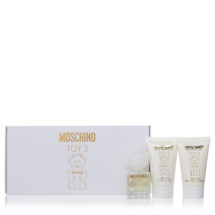 Moschino Toy 2 by Moschino - Gjafasett - .17 oz Mini EDP Spray + .8 oz Body Lotion + .8 oz Shower Gel f. dömur