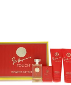 Touch by Fred Hayman - Gjafasett - 3.4 oz Eau De Toilette Spary + 6.7 oz Body Lotion + 6.7 oz Shower Gel + 0.61 oz Pocket Soray f. dömur