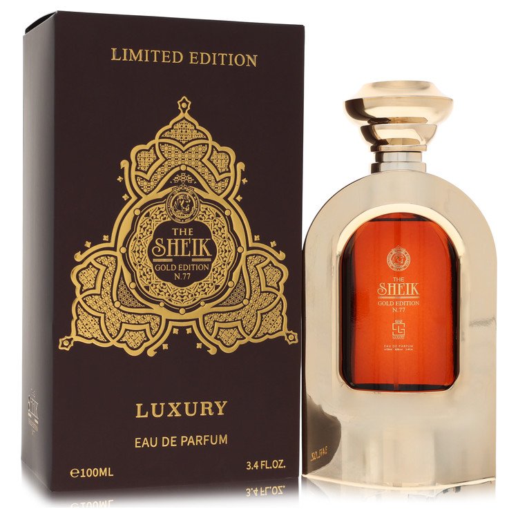Khalis the Sheik N.77 Luxury Gold Edition by Khalis - Eau De Parfum Spray 100 ml f. herra