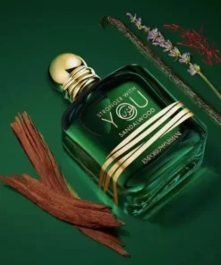 Stronger With You Sandalwood by Giorgio Armani - Eau De Parfum Spray 5 ml f. herra prufa + Svart ferðasprey
