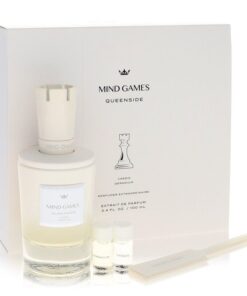 Mind Games Queenside by Mind Games - Gjafasett - 3.4 oz Extrait De Parfum Spray + 2 x 0.10 Mini Extrait EDP + Testing Papers f. dömur
