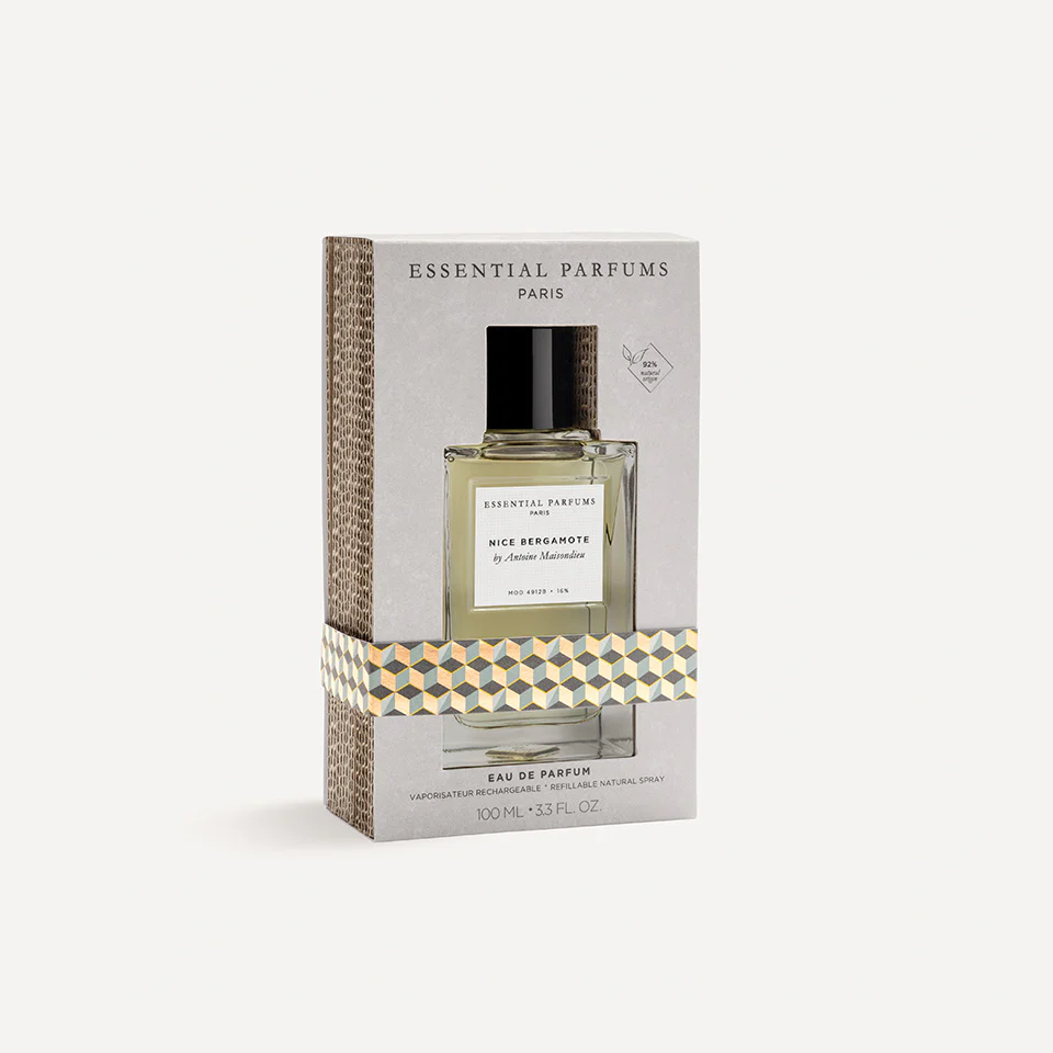 Nice Bergamote by Essential Parfums - Eau De Parfum Spray 5 ml prufa f. herra (Unisex) + Silfur ferðasprey - Image 3