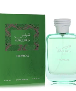 Hawas Tropical by Rasasi - Eau De Parfum Spray 5 ml prufa f. herra + Silfur ferðasprey