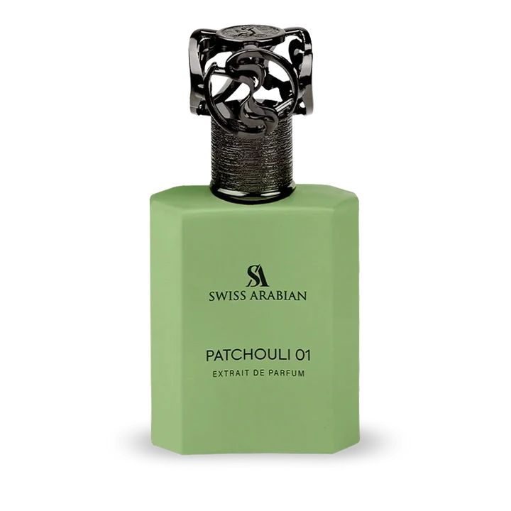 Patchouli 01 by Swiss Arabian - Extrait De Parfum Spray 5 ml prufa f. herra + Svart ferðasprey - Image 3