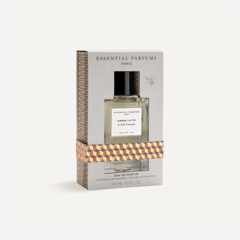 Ambre Latte by Essential Parfums - Eau De Parfum Spray 100 ml f. herra - Image 3